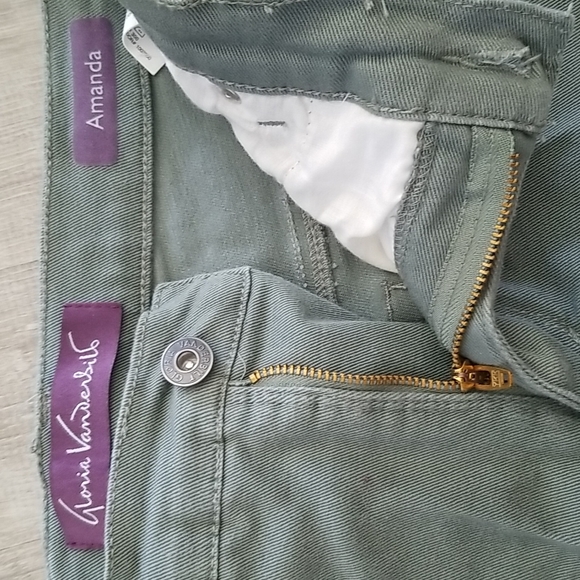 Sage-green, Amanda stretch jean. - Picture 2 of 5